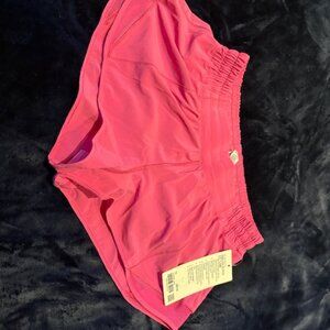 Lululemon Hotty HOt shorts NWT Size 10 sonic pink